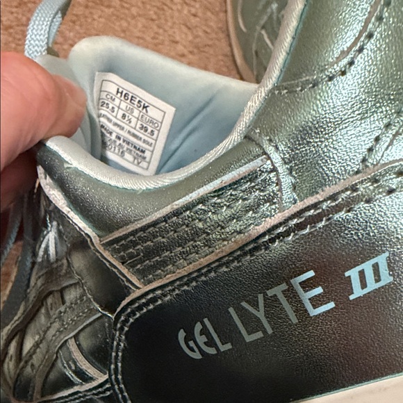 Asics Metallic Blue Women's Sneakers - Picture 6 of 6